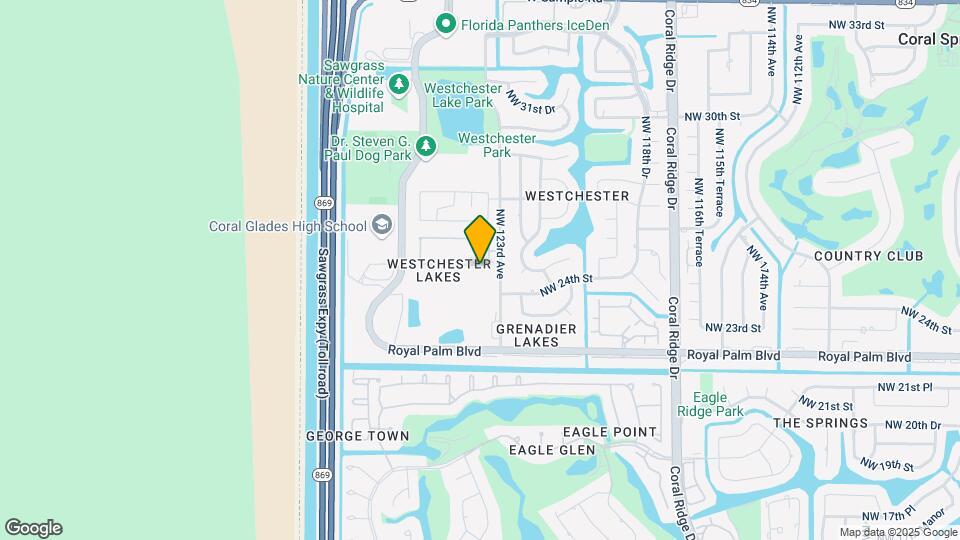 12318 NW 25th St Map and Location Details