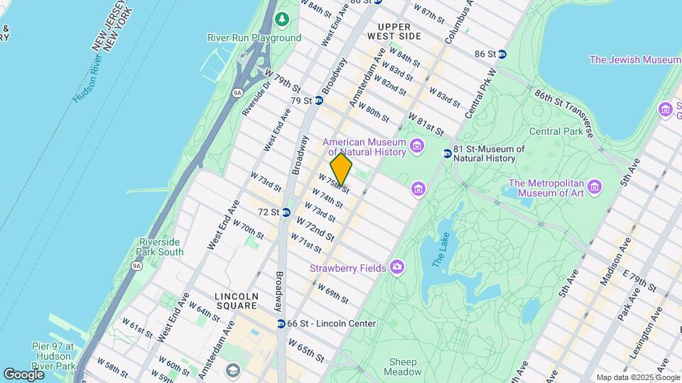 124 W 75TH ST Mapa y Detalles de la Ubicación