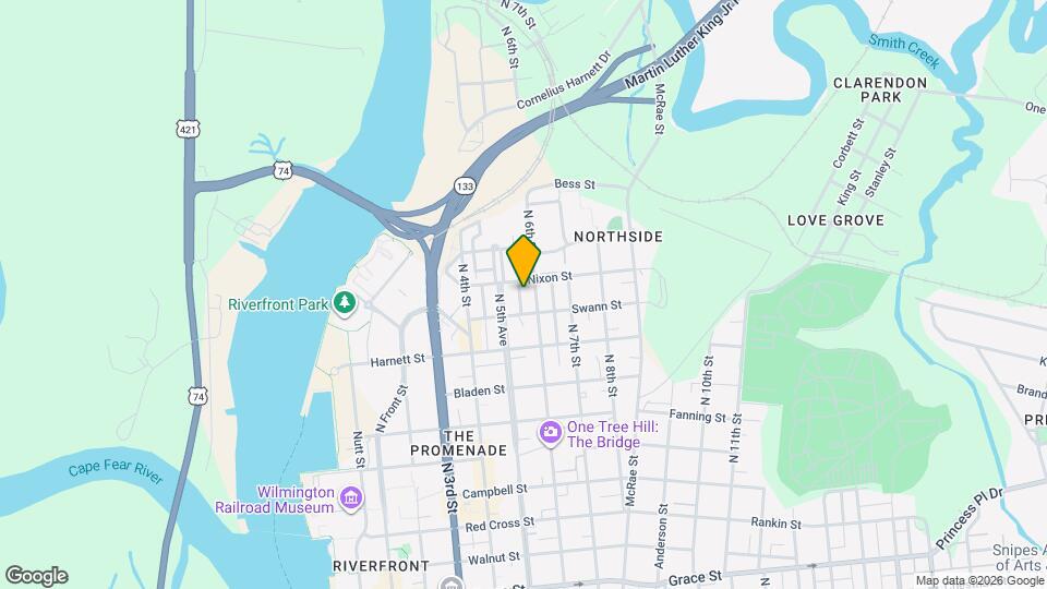 1112 Brown St Map and Location Details