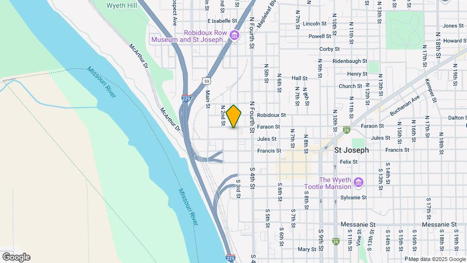 American Electric Lofts Map and Location Details