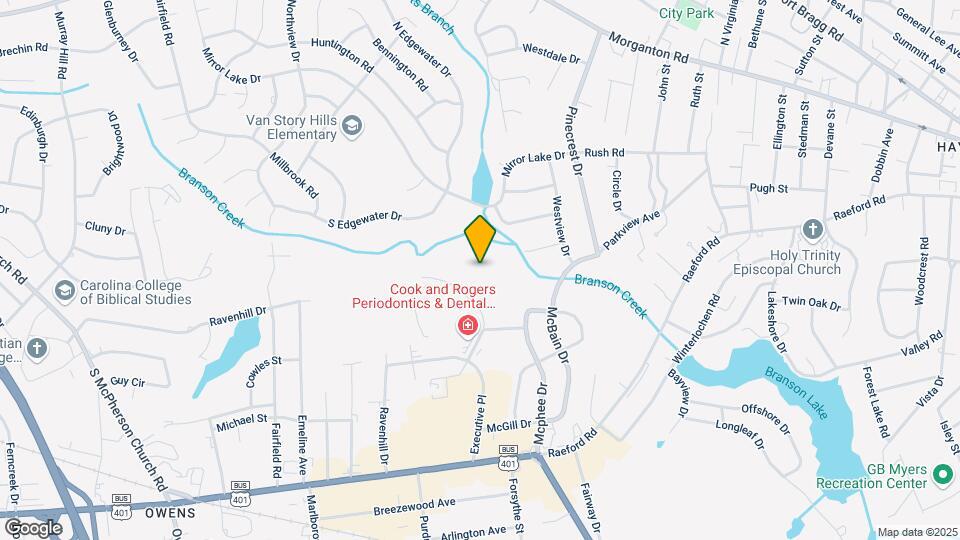 575 Winding Creek Rd Map and Location Details