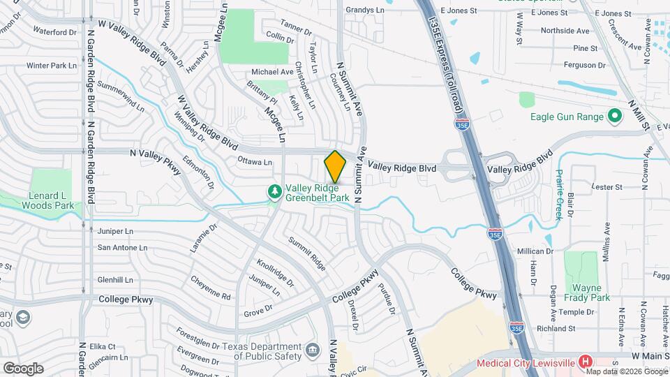 1124 Breezewood Dr Map and Location Details