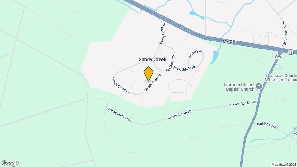 153 Sandy Creek Dr Mapa y Detalles de la Ubicación