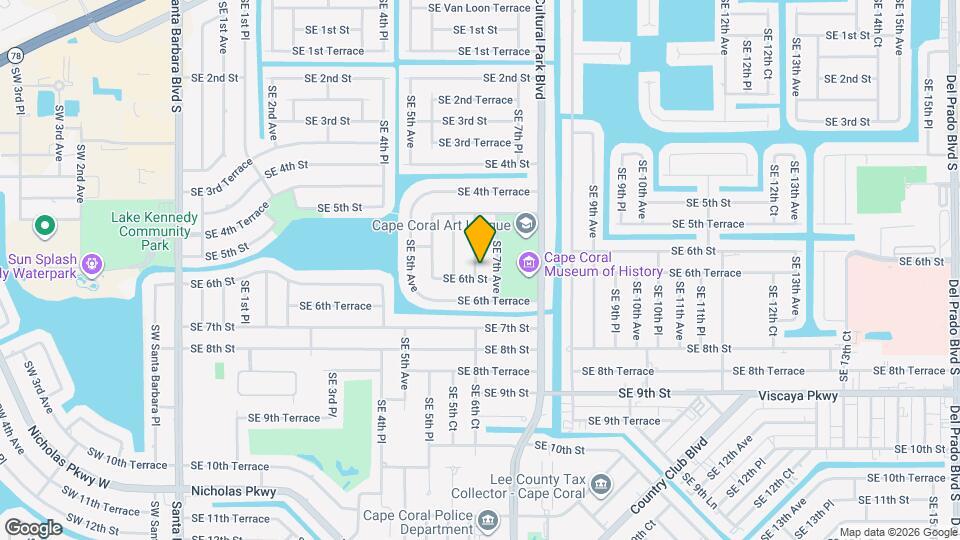 537 SE 6th Pl Map and Location Details