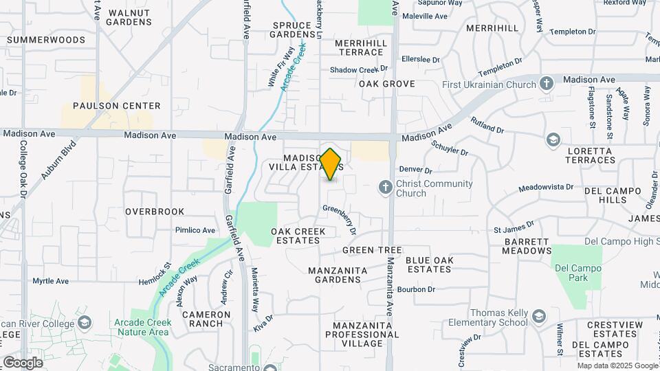 5220 Greenberry Dr Map and Location Details