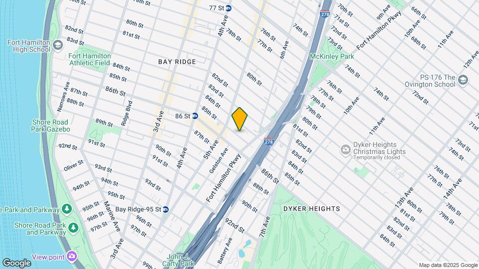 539 85th St Map and Location Details