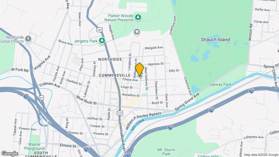 1502 Chase Ave Mapa y Detalles de la Ubicación