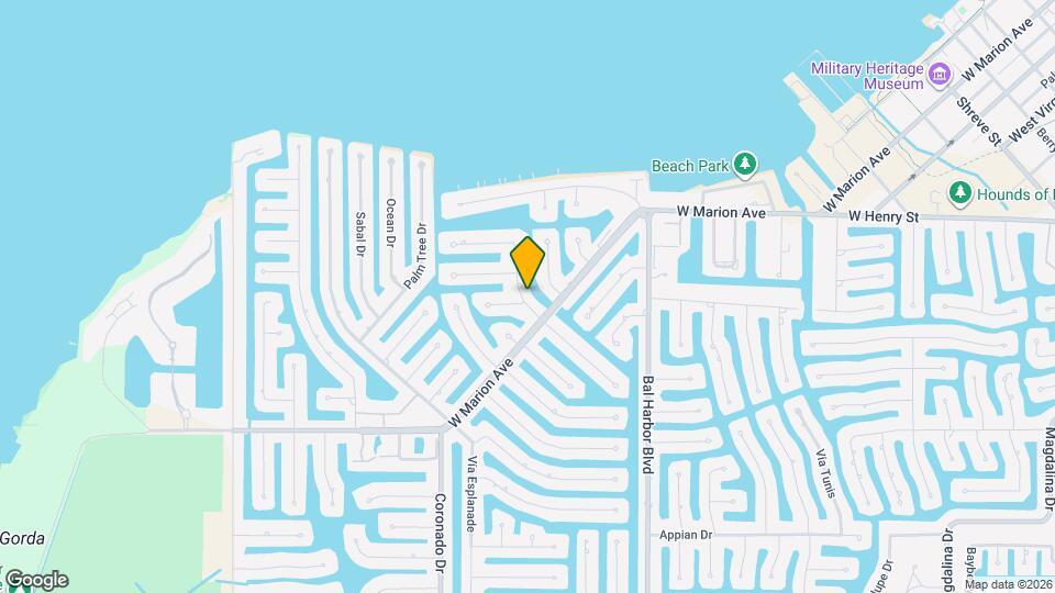 174 Gulfview Rd Map and Location Details