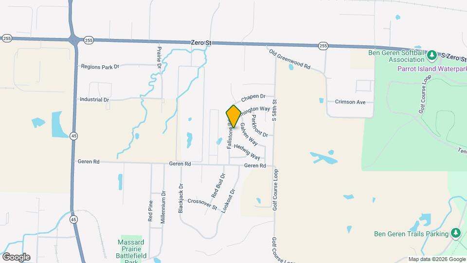 6409 Fallstone Rd Map and Location Details