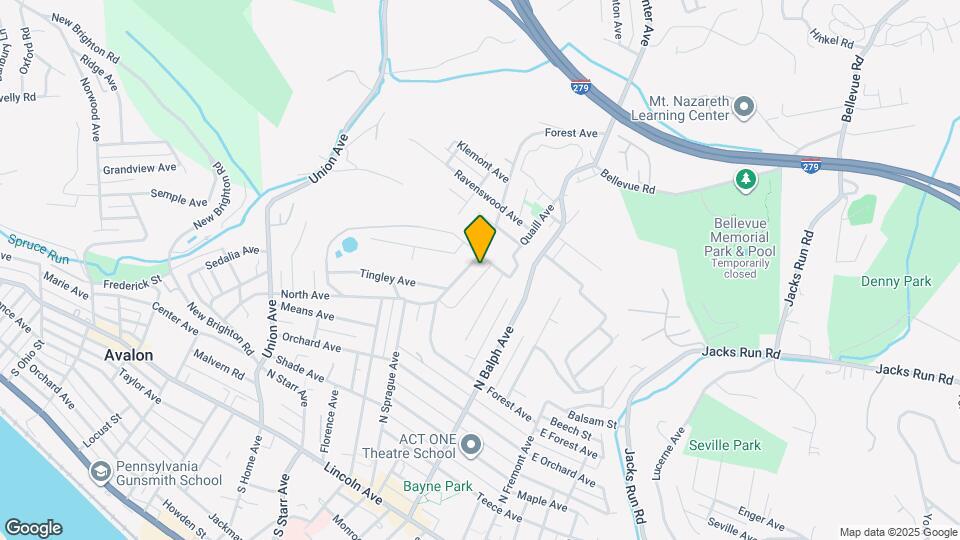 684 1/2 Forest Ave Map and Location Details