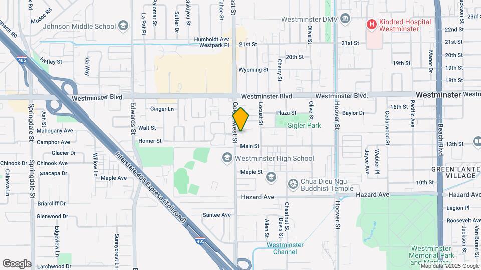 14172 Goldenwest St Map and Location Details