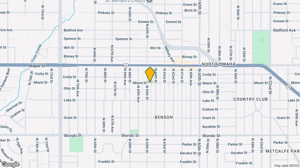 2545 N 65th St Map and Location Details