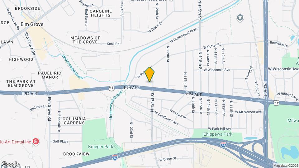 12116 W Bluemound Rd, Unit 16 Mapa y Detalles de la Ubicación