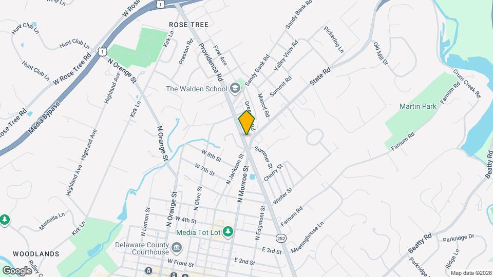 809 N Providence Rd Map and Location Details