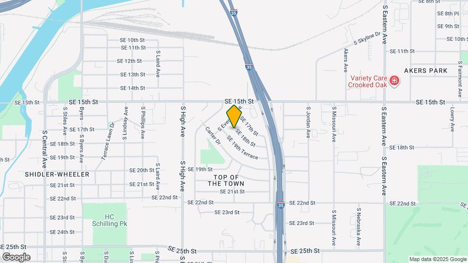 1116 SE 18th St Map and Location Details