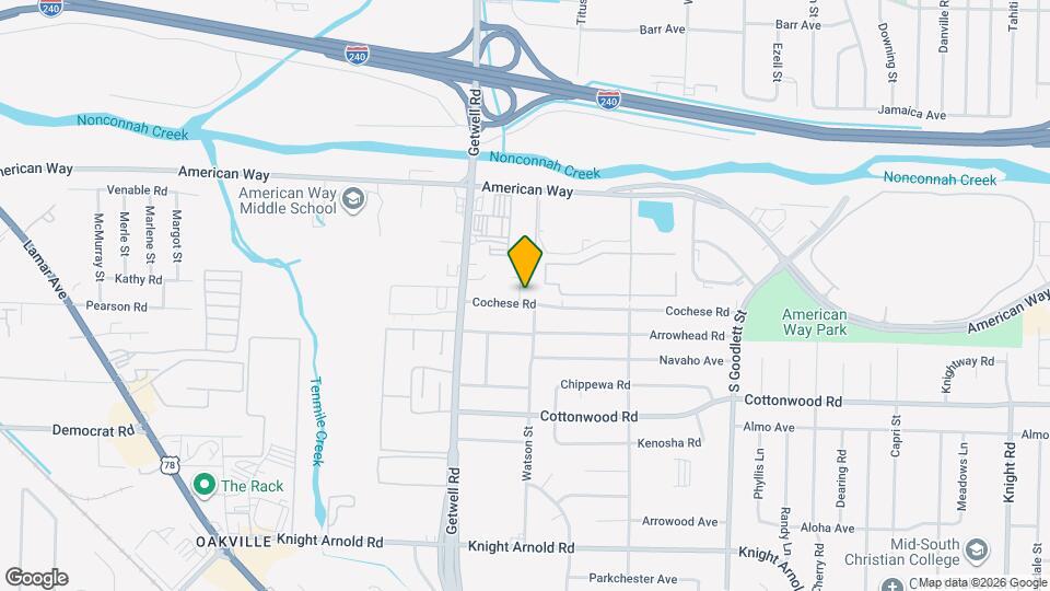 4022 Cochese Rd Map and Location Details