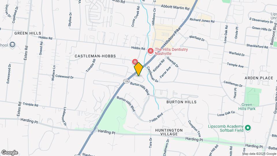 5000 Hillsboro Pike Map and Location Details