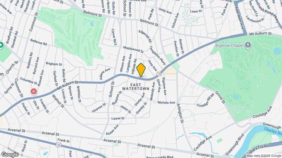 539 Mt Auburn St Map and Location Details