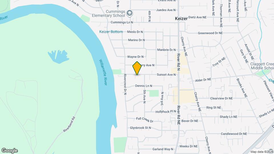 588 Sunset Ave N Map and Location Details