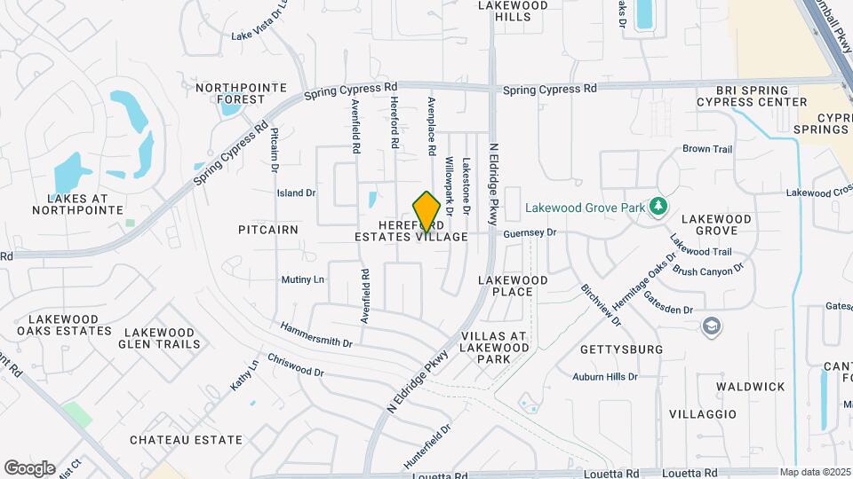 12323 Guernsey Dr Map and Location Details