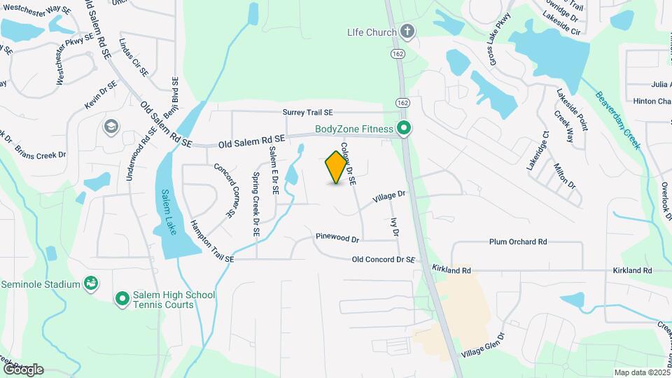 2121 W Chester Cir SE Map and Location Details
