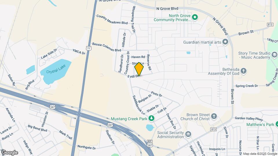 334 S Hill Dr Map and Location Details