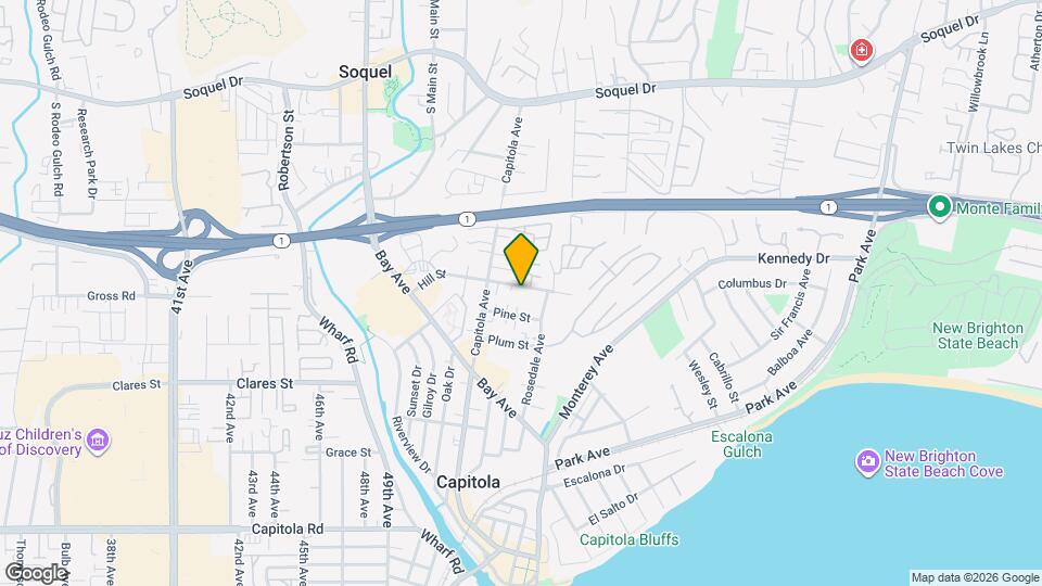 413 Hill St Map and Location Details