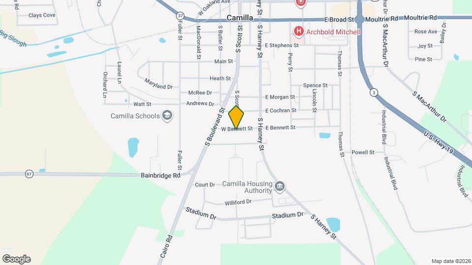 60 W Bennett St Map and Location Details