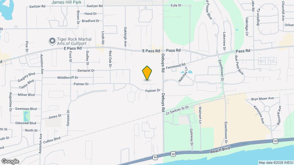 2811 Oakridge Cir Map and Location Details