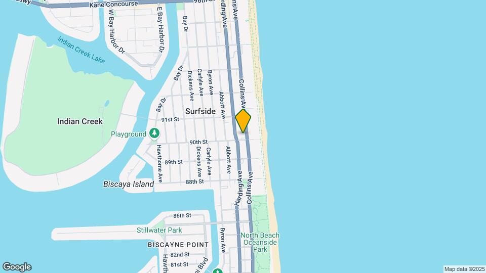 9008 Collins Ave Map and Location Details