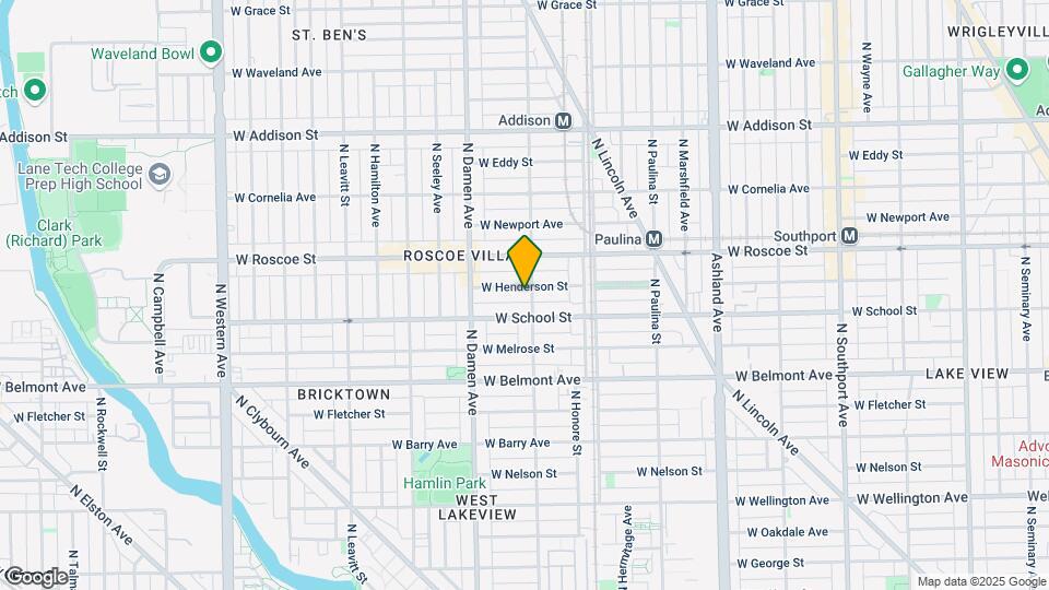 1905 W Henderson St, Unit 1 Map and Location Details