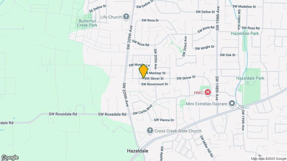 20778 SW Skiver St Map and Location Details