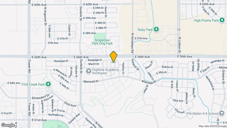 5567 N Gibraltar St Map and Location Details