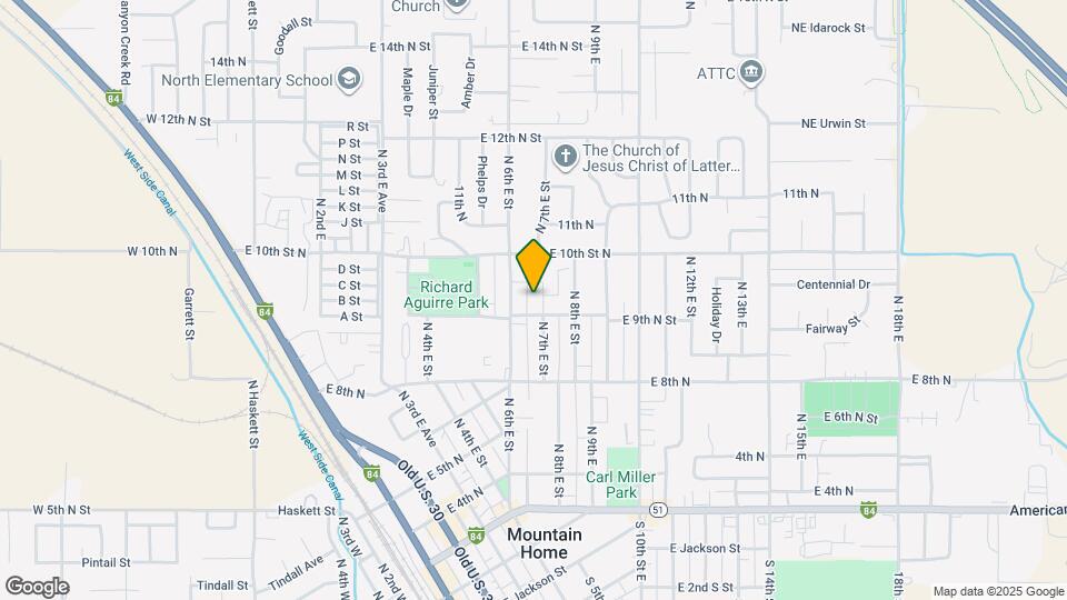 945 N 7th E St Map and Location Details