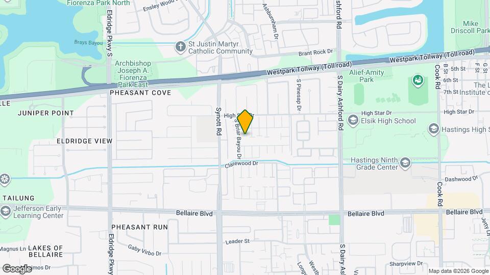 6407 S Briar Bayou Dr Map and Location Details
