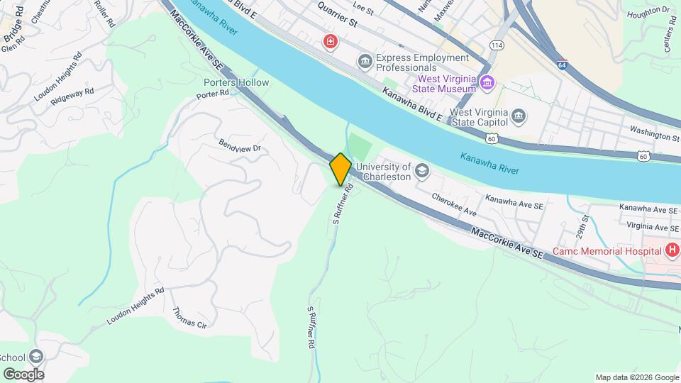 411 S Ruffner Rd Map and Location Details