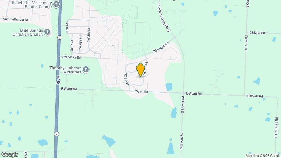 8227 SE Maple Ct Map and Location Details