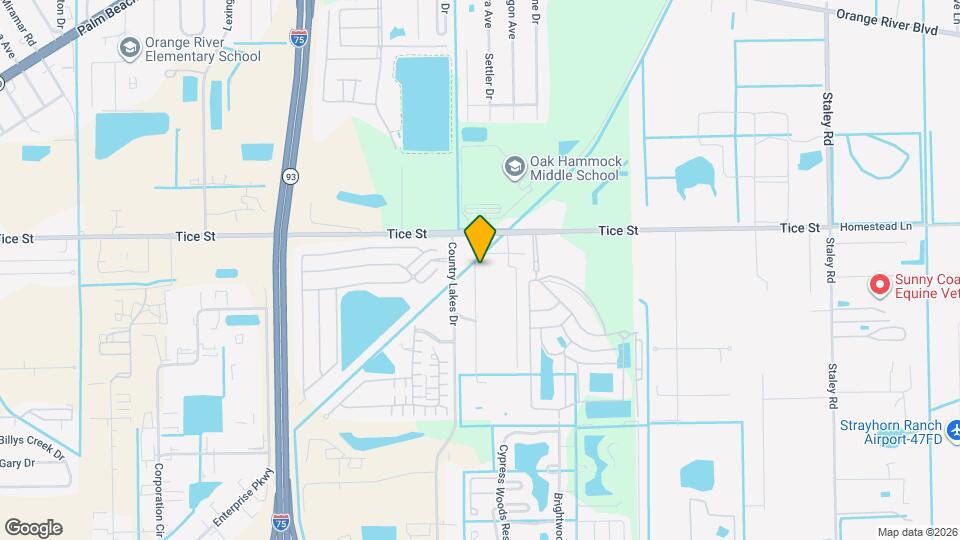 5111 Country Lakes Dr Map and Location Details