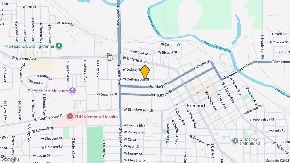 533 W Cottonwood St Mapa y Detalles de la Ubicación
