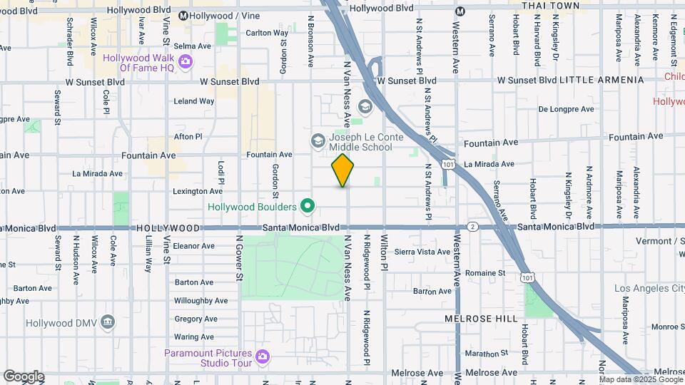 5806 Lexington Ave Map and Location Details