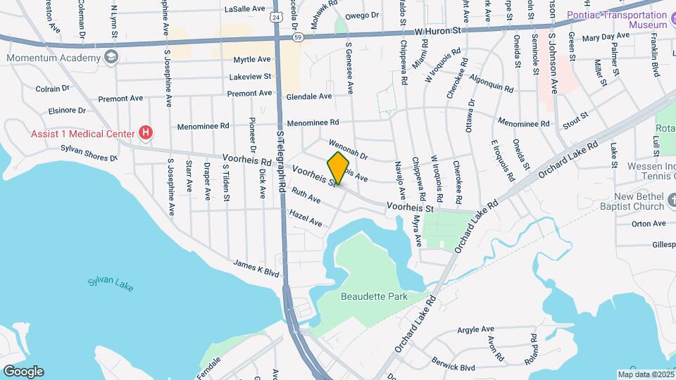 325 Voorheis St Map and Location Details