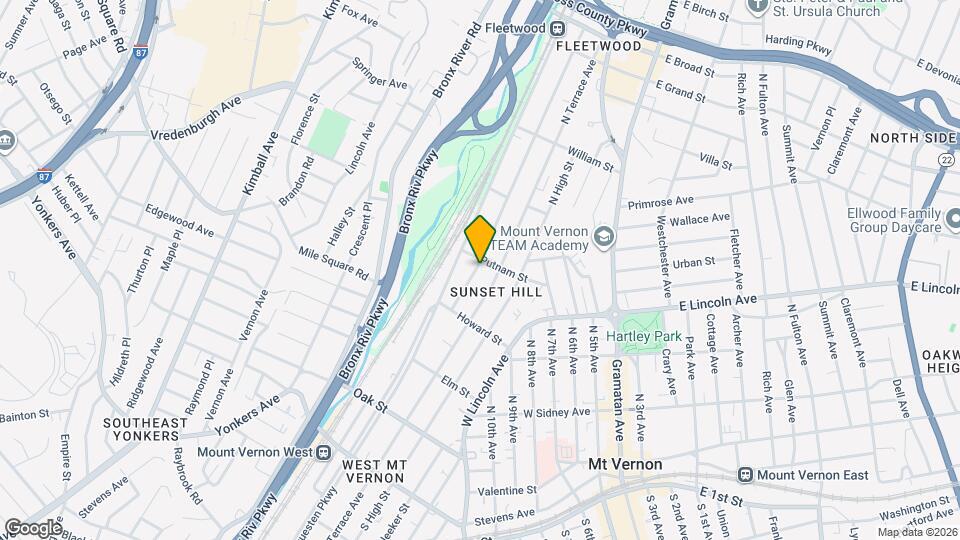 334 Locust St Map and Location Details