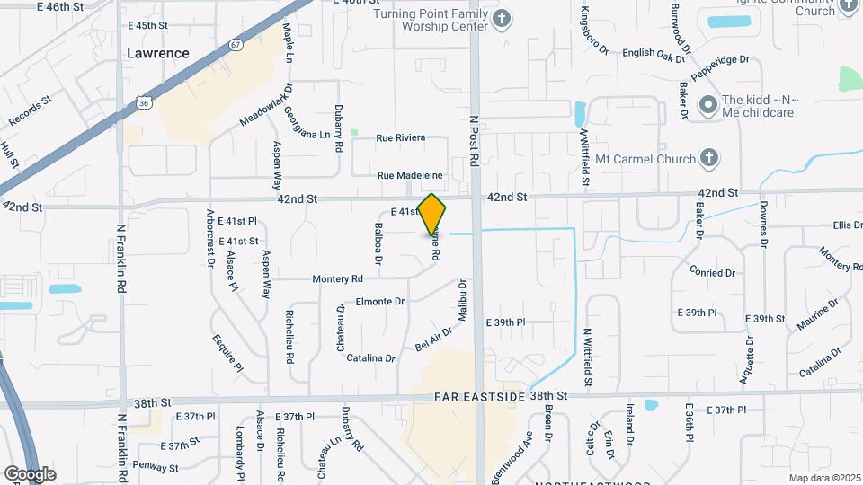 4108 Biscayne Rd Map and Location Details