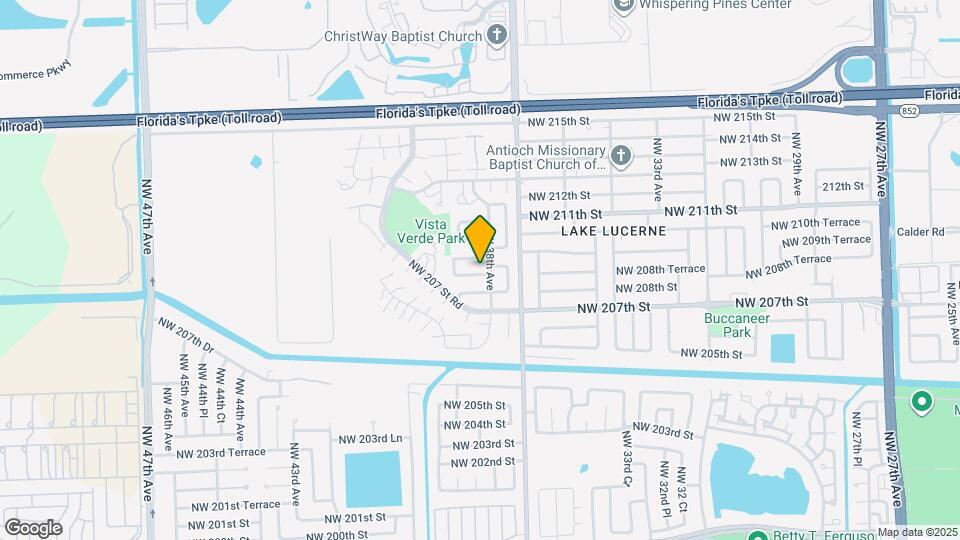 3821 NW 208th St Map and Location Details