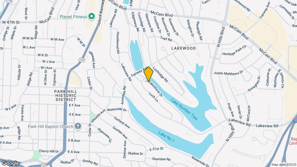 3737 Lakeshore Dr Map and Location Details