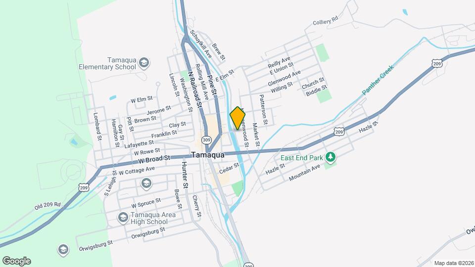 234 Mauch Chunk St Map and Location Details