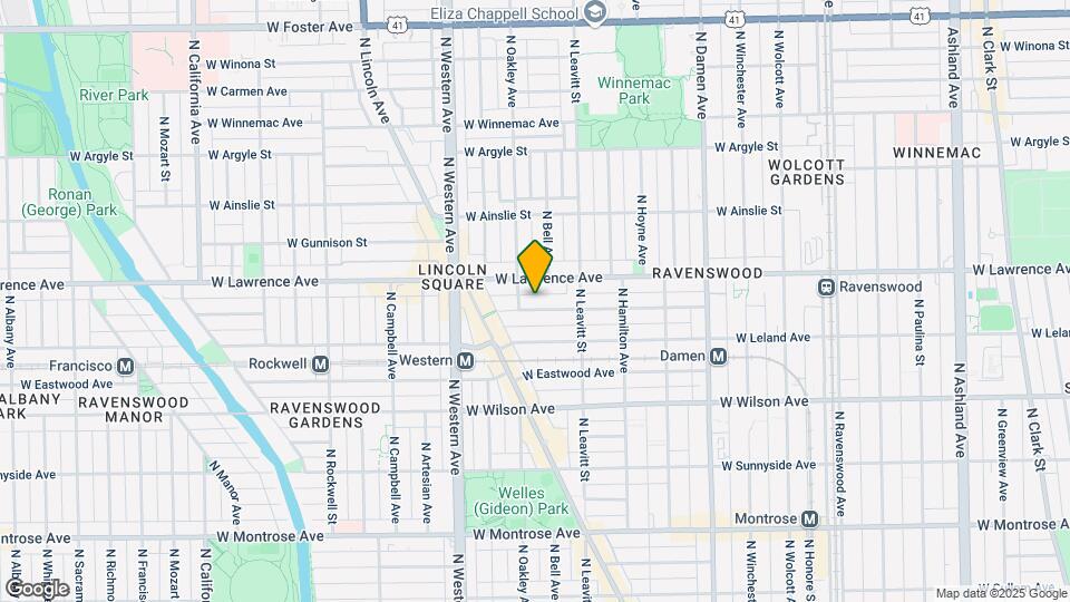 2242 W Giddings St Map and Location Details