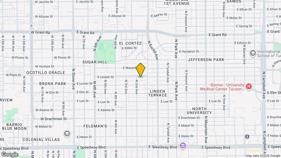 616 E Linden St Map and Location Details