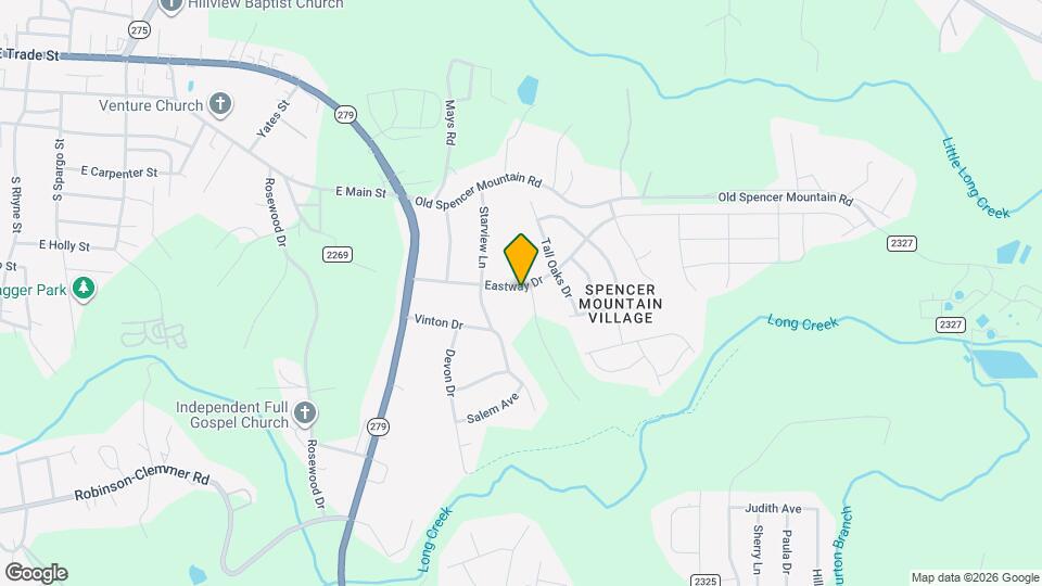 1425 Eastway Dr Map and Location Details