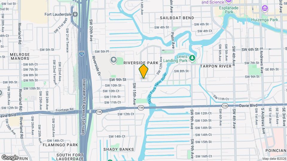 1415 SW 9th St, Unit A Mapa y Detalles de la Ubicación
